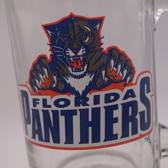 Florida Panthers Glass Mug with Handle - Picture 2 of 14